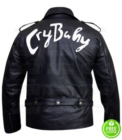 Johnny Depp Cry Baby Motorcycle Black Jacket